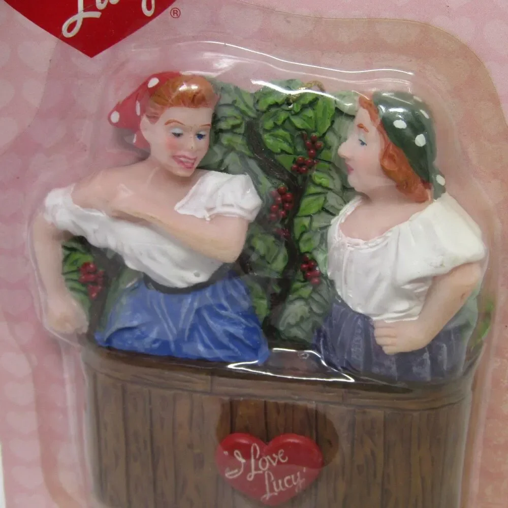 Kurt S. Adler I Love Lucy Grape Stomping Ornament New in Package Vintage TV Show